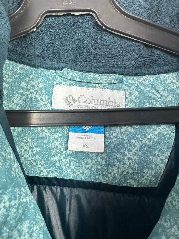 Columbia long puffer jacket women