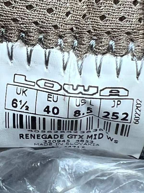LOWA Renegade GTX Mid Ws hiking boots , size 40