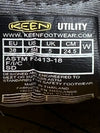 KEEN Utility Atlanta Cool II steel toe work shoes , size 38