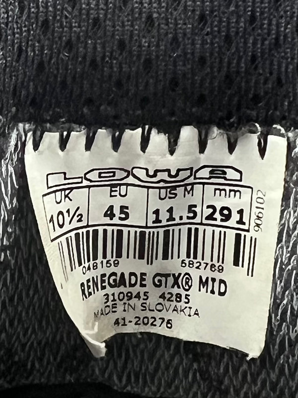 Lowa Renegade GTX MID hiking boots , size 45