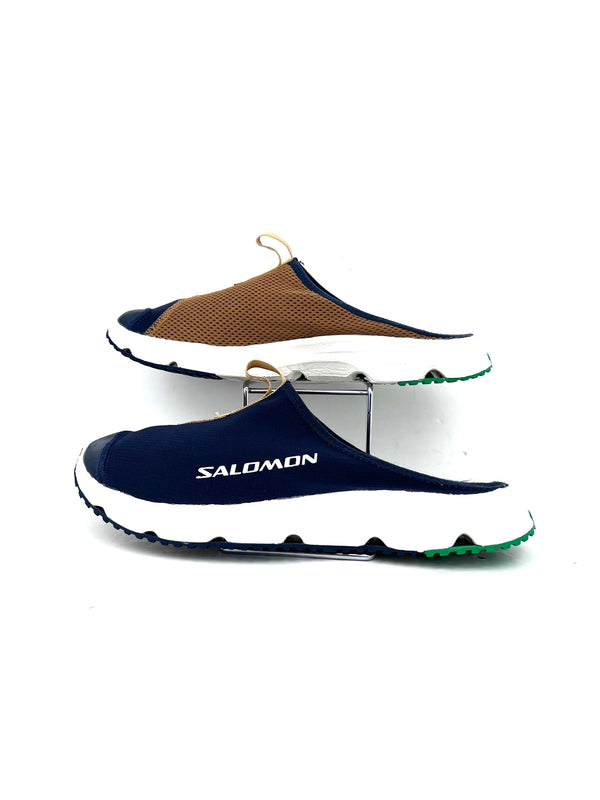 Salomon RX Slide 3.0 "Dark Sapphire/Rubber/Jolly Green" recovery slides , size 45 1/3