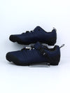 Triban GRVL 500 road and gravel cycling lace-up SPD shoes in navy blue.