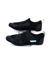 black Shimano SH-IC100 indoor cycling shoes.