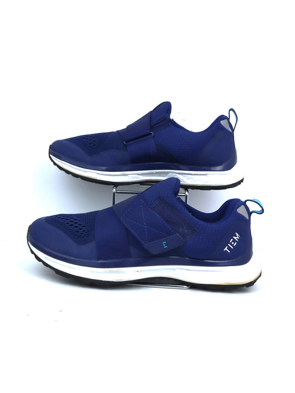 TIEM Slipstream women's indoor cycling shoes in classic navy blue.