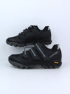 Tommaso Vertice 100 men's all-mountain black cycling shoes with a Vibram sole.