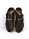 Vivobarefoot Ra II men's leather barefoot oxford shoes in brown with a gum sole.