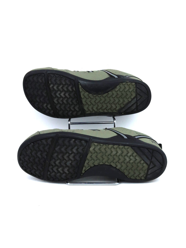 Xero Shoes Prio in an olive green color.