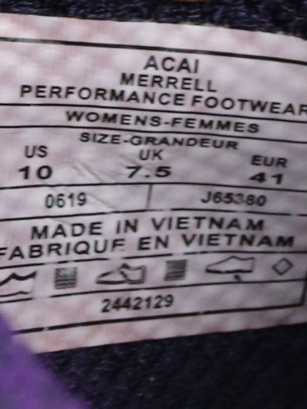 Merrell Move Glove minimalist training shoes in purple.