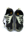 Vibram FiveFingers V-Run Retro running shoes in black and grey