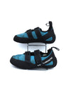 Mad Rock Drifter climbing shoes in the blue and black color variant.