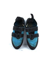 Mad Rock Drifter climbing shoes in the blue and black color variant.