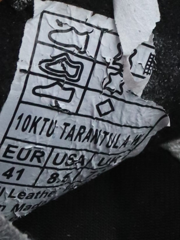 La Sportiva Tarantula Boulder climbing shoes.