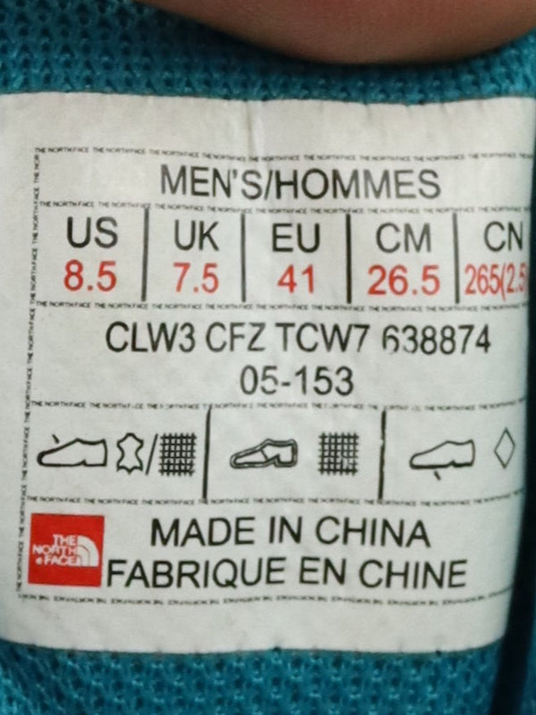 The North Face Hedgehog hiking shoes .