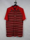 Oakley Hydrolix Polo men's shirt , striped golf performance style.
