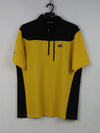 Millet Morpho Zip short-sleeved technical t-shirt in yellow and black