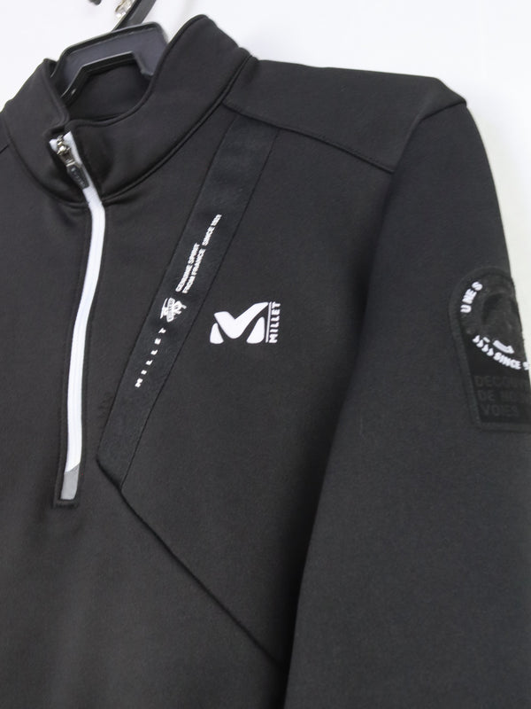 Millet K Lightgrid Polartec half-zip fleece for men.