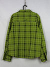 Jack Wolfskin green plaid flannel shirt.