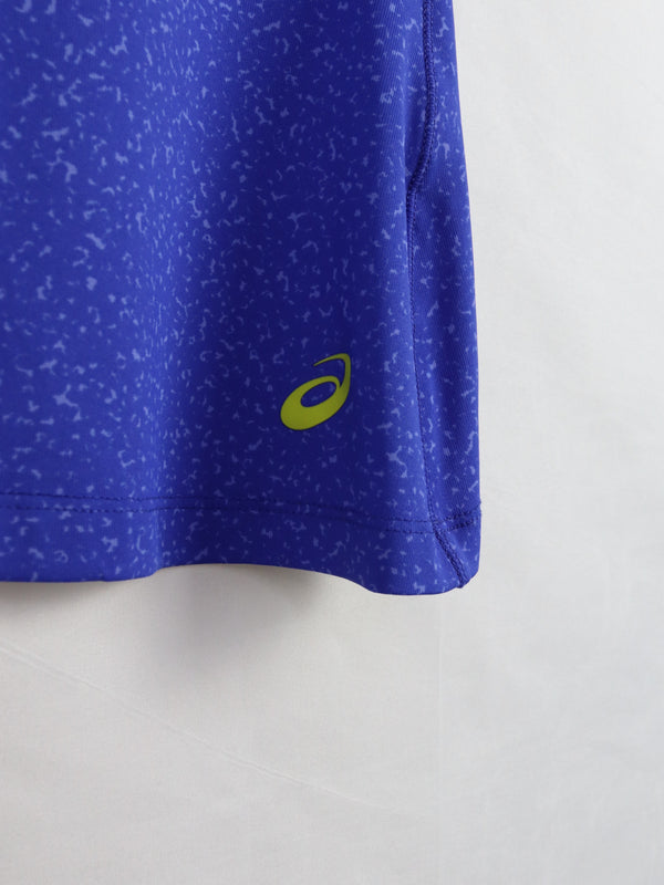 ASICS Women's Racerback Top in blue speckle