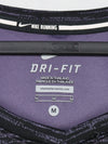 Nike Dri-FIT running top made of a polyester microfiber blend designed to wick away sweat