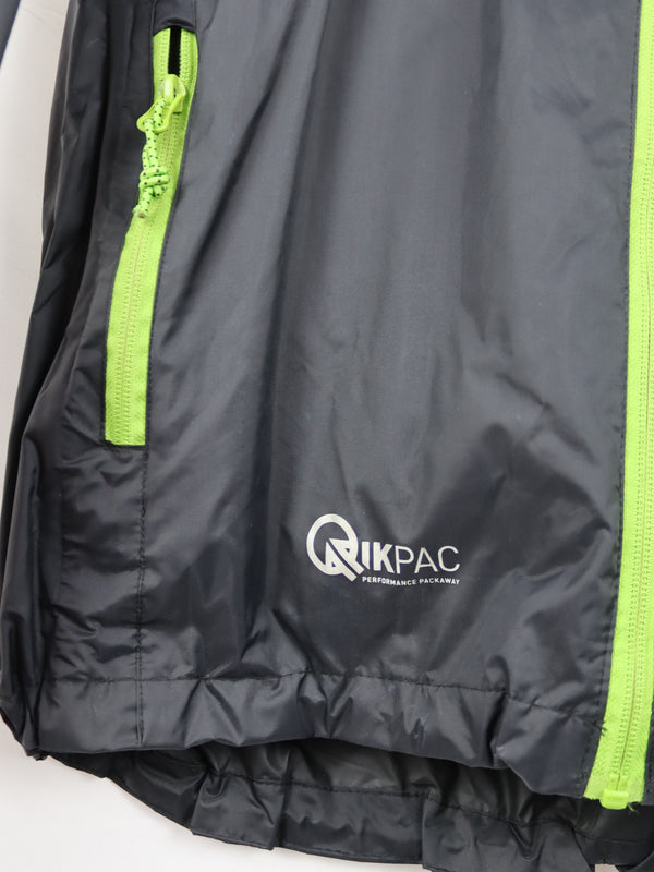Trespass Qikpac unisex waterproof packaway jacket.