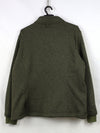 Jack Wolfskin hybrid jacket in green with quilted and fleece sections.