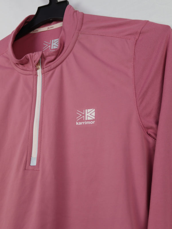 Karrimor Xlite women's long-sleeve quarter-zip running top