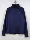 The North Face navy blue fleece pullover.