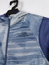 Kalenji by Decathlon athletic running jacket in blue with a printed vest overlay.
