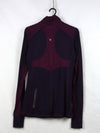 Lululemon Star Runner 1/2 Zip Pullover in a deep purple colorway, likely featuring mesh detailing on the back and sleeves.