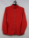 Columbia Sportswear women's red full-zip fleece jacket