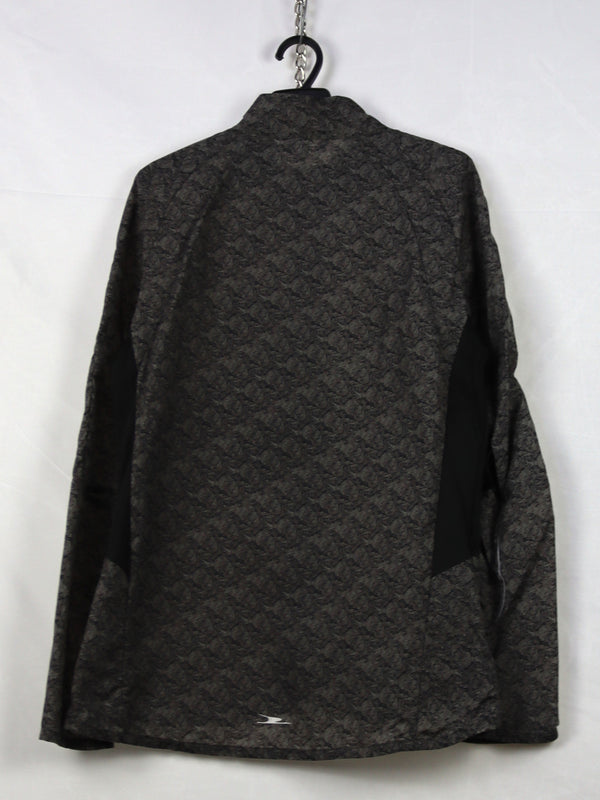 Crane women's cycling lightweight packable full-zip windbreaker jacket.