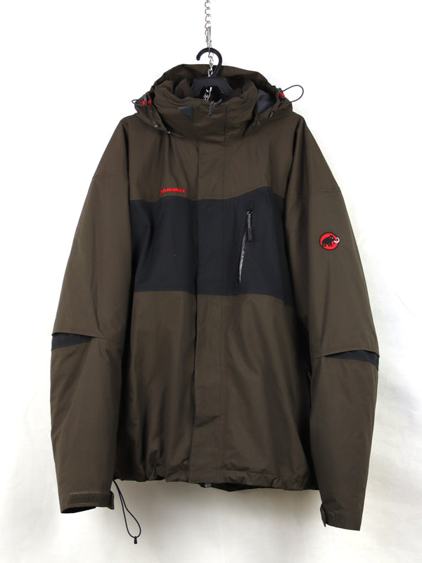 Mammut windbreaker jacket in brown.