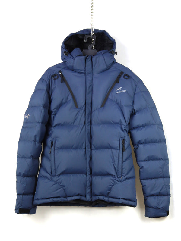 Arc'teryx men's blue down puffer jacket