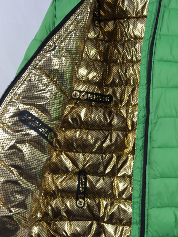 Columbia Powder Lite hooded puffer jacket.