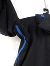 Helly Hansen Ervik or Seven J waterproof and windproof jacket with blue branding and details.