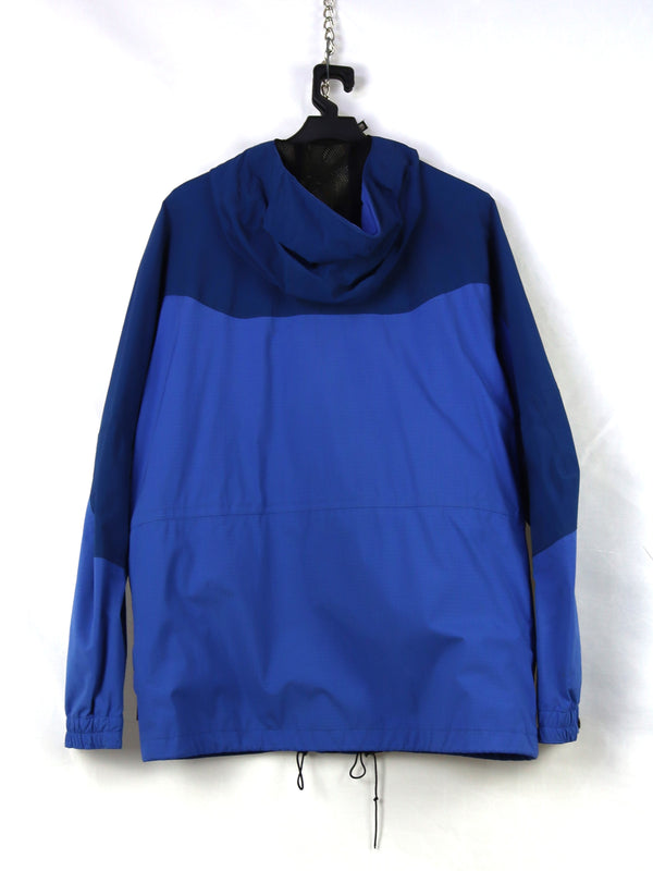 REI Jacket Small Petite PS Blue Full Zip-Up Gore-Tex XCR Snap Button Logo