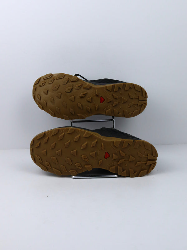 Salomon Outbound Prism GTX hiking shoe in black with a gum sole