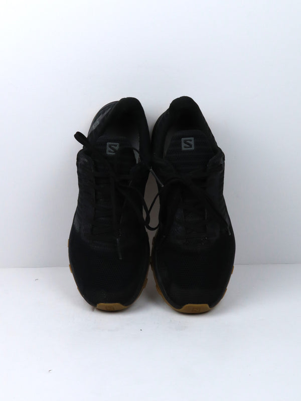 Salomon Outbound Prism GTX hiking shoe in black with a gum sole