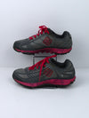 Columbia Konos TRS OutDry hiking shoes in a grey and red colorway
