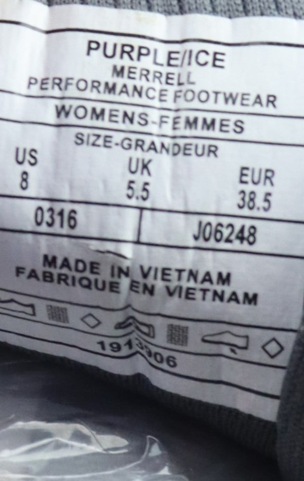 Merrell Road Glove Dash 3 women's running shoes in purple