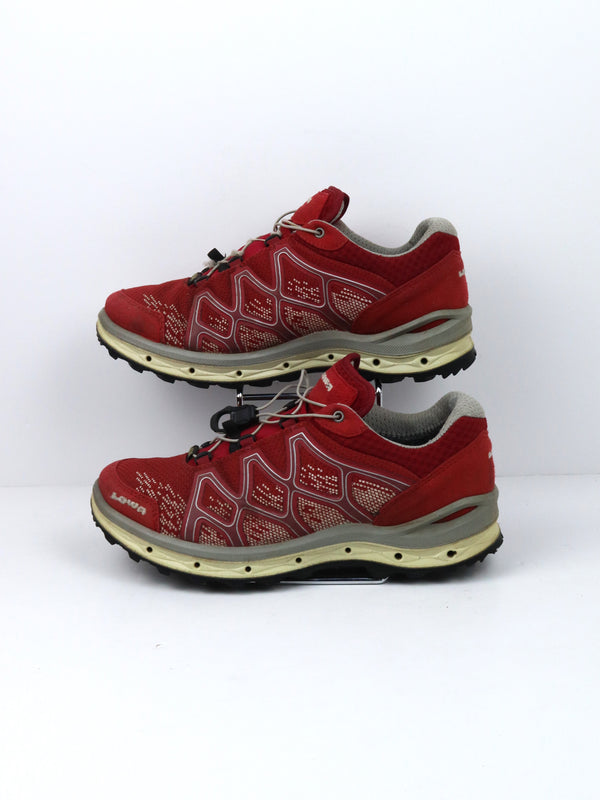 Lowa Aerox GTX Lo Surround women's trail running shoes in red