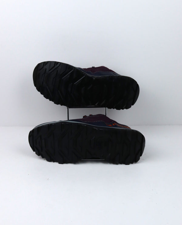 The North Face Activist FUTURELIGHT walking shoes in a purple or zinc rose color.