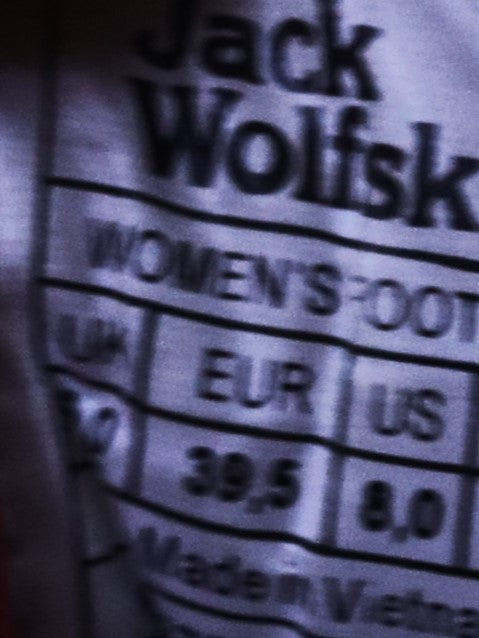 jack wolfskin hiking shoe