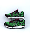 Salomon X Tour City running shoe in green with black and white accents.