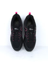 Jack Wolfskin Force Striker Texapore Low hiking shoes in black with pink accents.