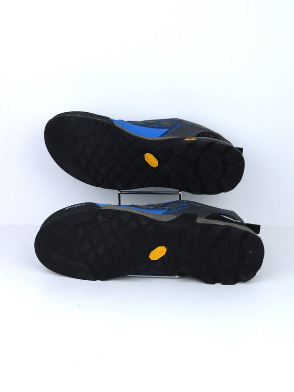 Salewa Men's MS Firetail 3 GTX approach shoes featuring a Vibram Reptail outsole with Megagrip compound and GORE-TEX lining