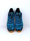 Salomon Speedcross 5 GORE-TEX men's trail running shoes in the black and green colorway.